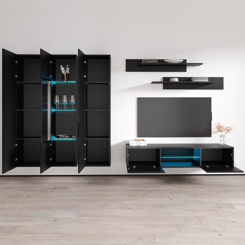 Fly C 33TV Floating Entertainment Center - Meble Furniture
