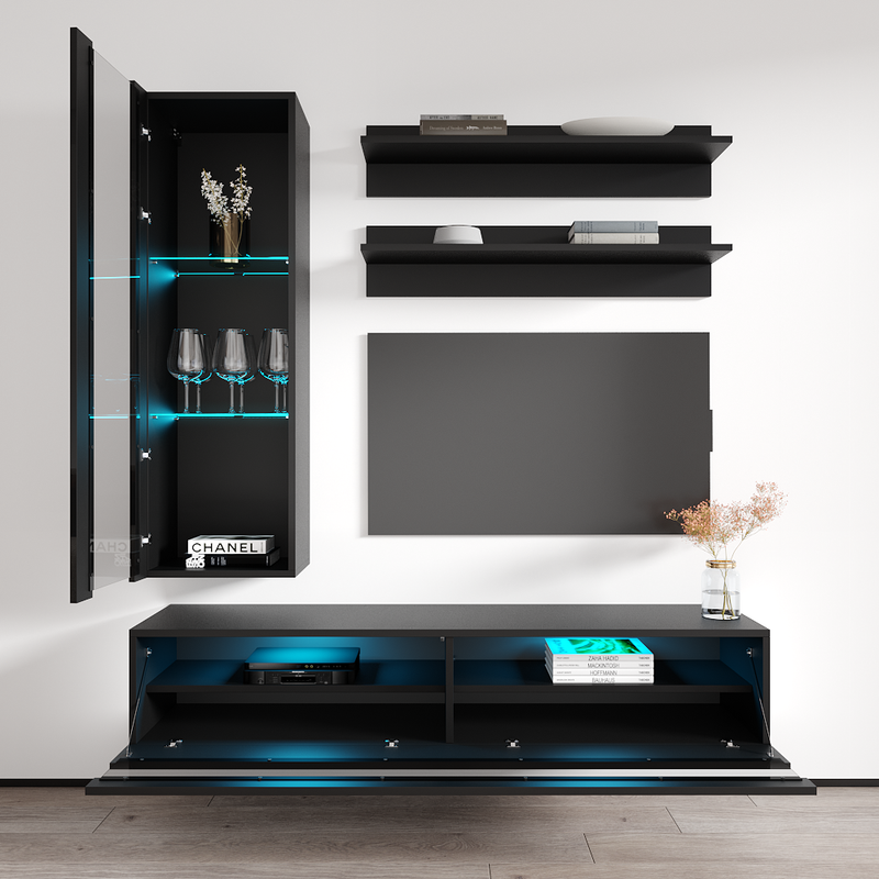 Fly H 35TV Floating Entertainment Center - Meble Furniture
