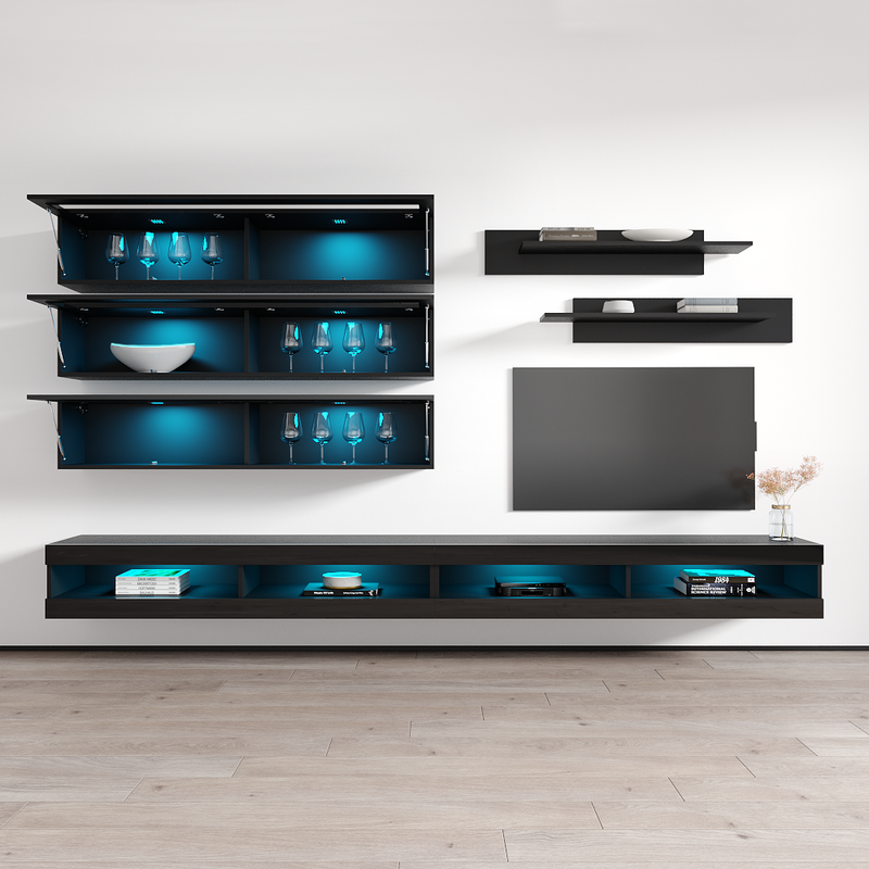 Fly J 34TV Floating Entertainment Center - Meble Furniture