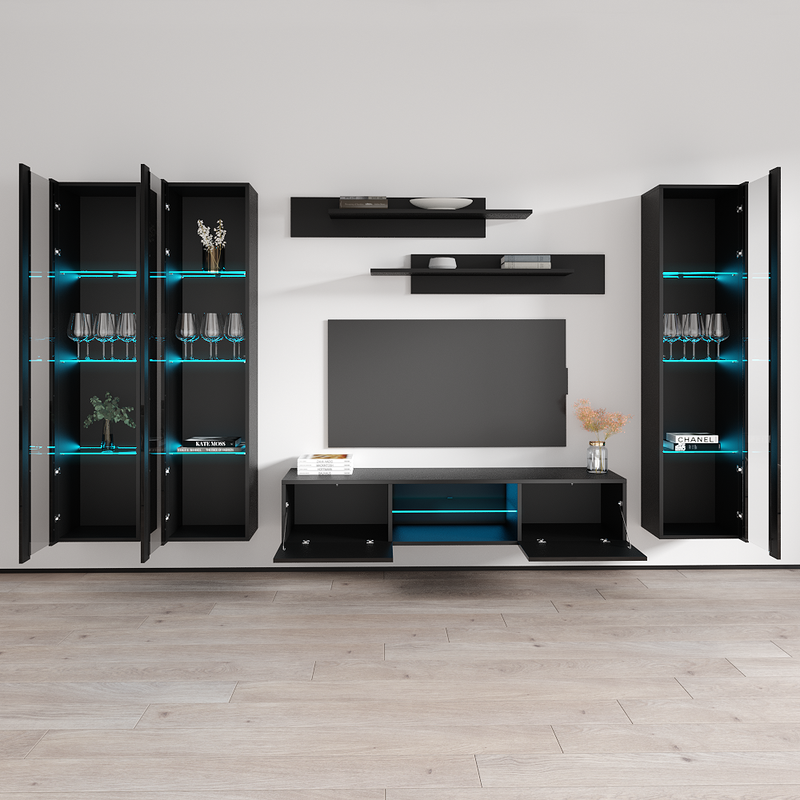 Fly C 33TV Floating Entertainment Center - Meble Furniture