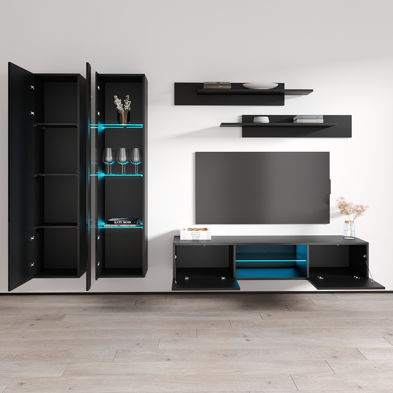 Fly A 33TV Floating Entertainment Center - Meble Furniture
