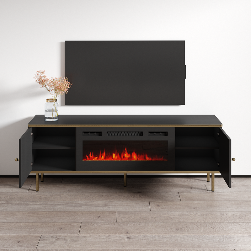 Camelia BL-EF Fireplace TV Stand - Meble Furniture