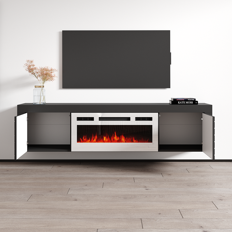Dia WH-EF Floating Fireplace TV Stand - Meble Furniture