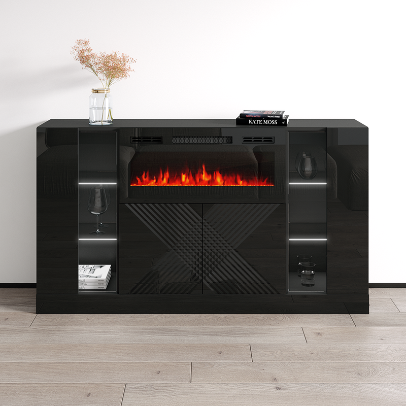 Diuna BL-EF Fireplace Sideboard - Meble Furniture
