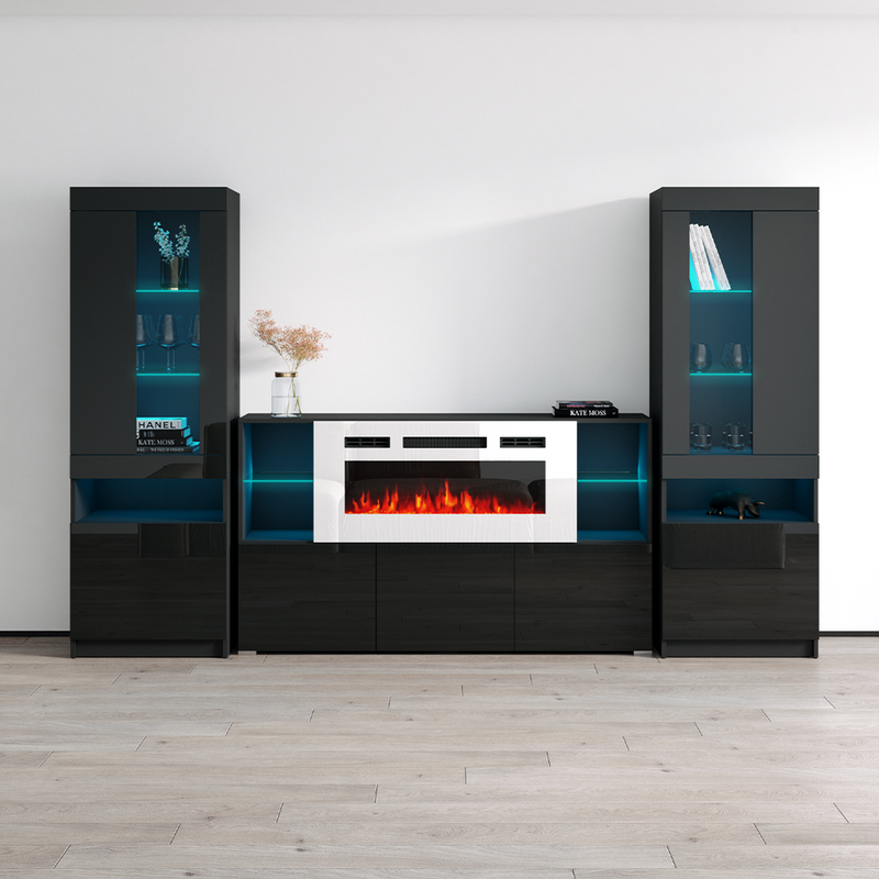 Komi WH03 Fireplace Entertainment Center - Meble Furniture