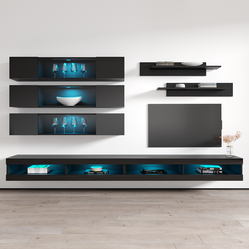 Fly J 34TV Floating Entertainment Center - Meble Furniture