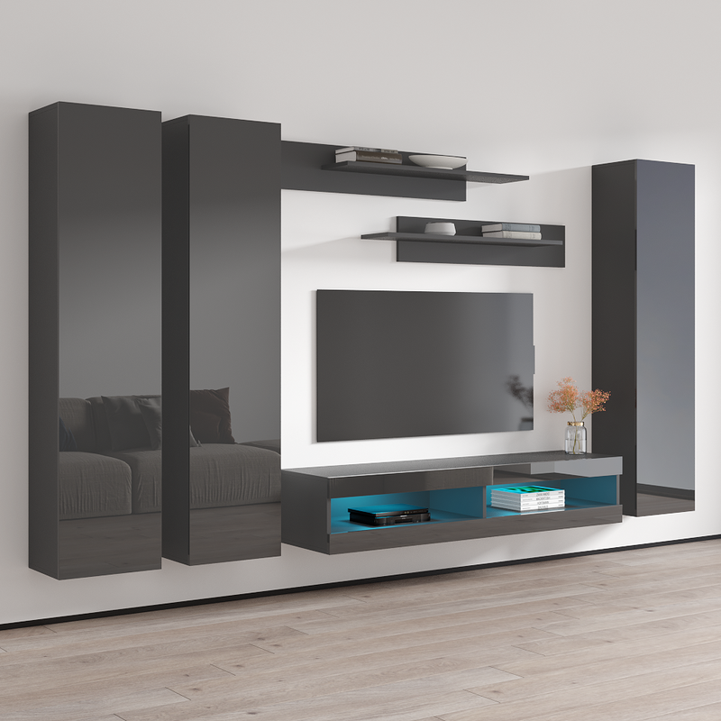 Fly C 34TV Floating Entertainment Center - Meble Furniture
