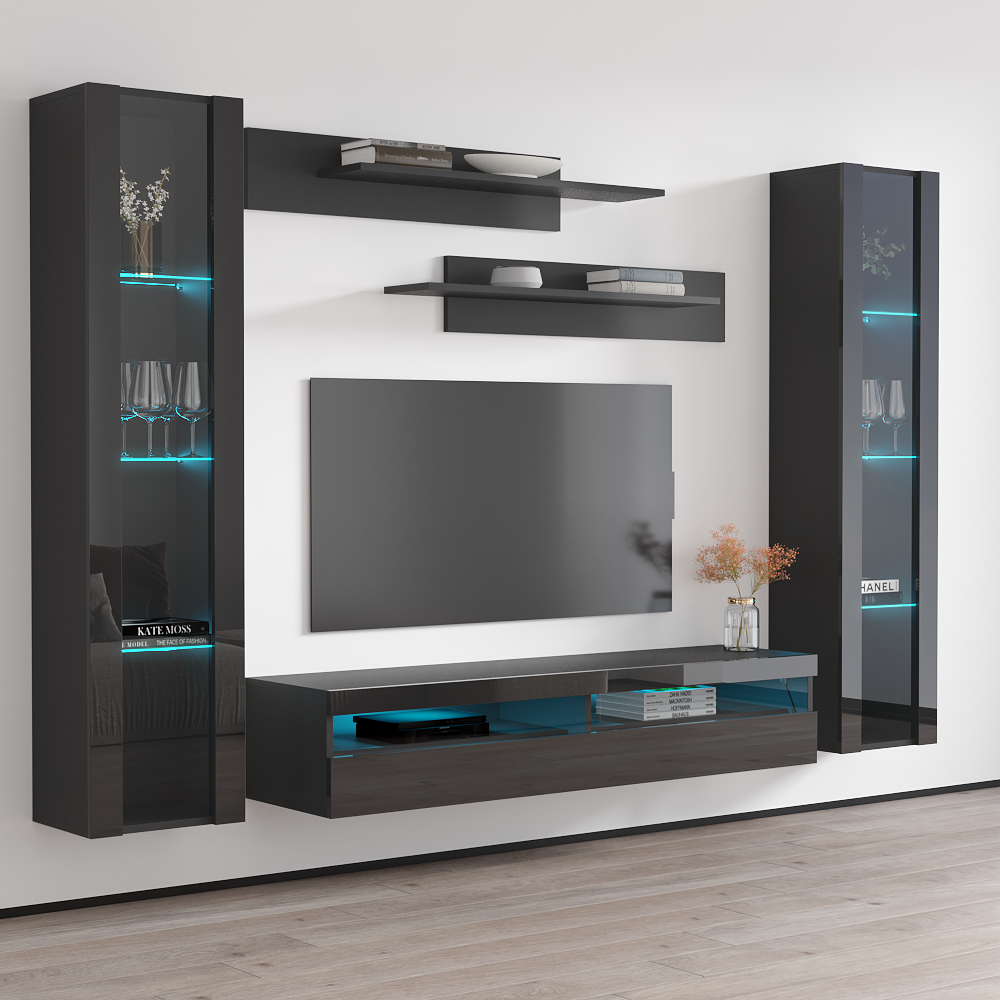 Fly A 35TV Floating Entertainment Center - Meble Furniture