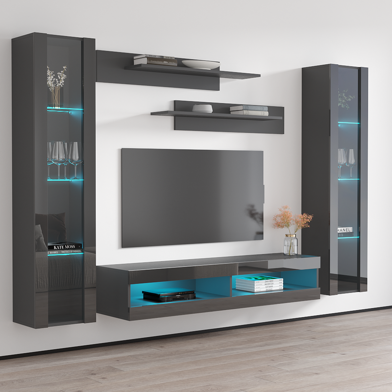 Fly A 34TV Floating Entertainment Center - Meble Furniture