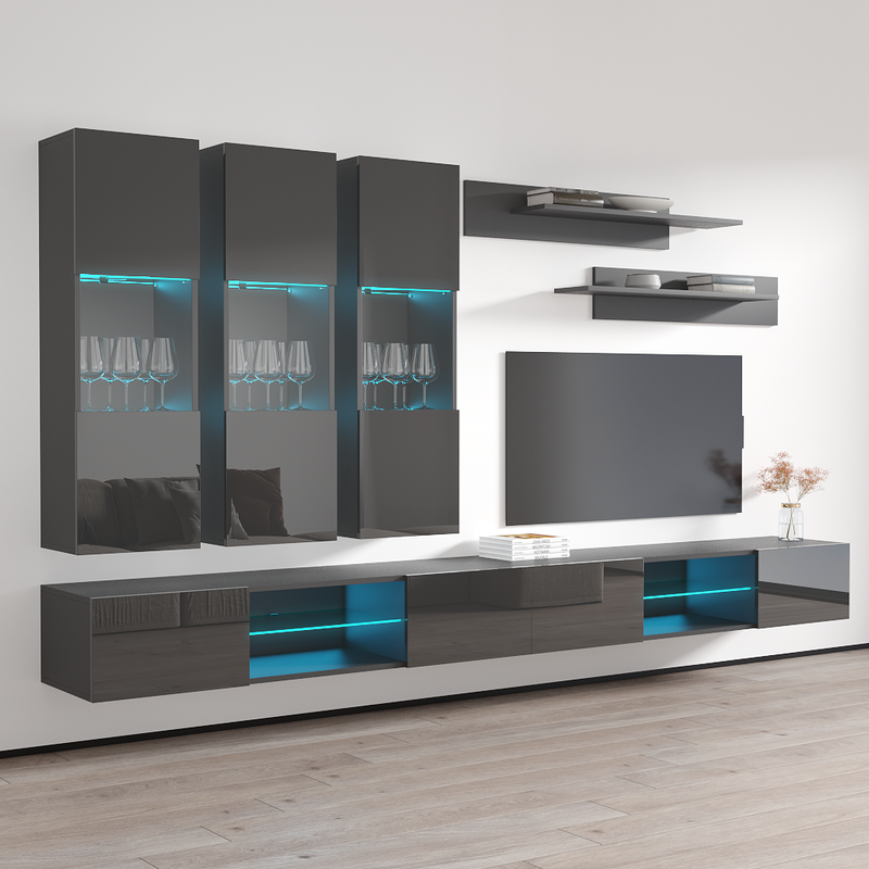 Fly E 33TV Floating Entertainment Center - Meble Furniture