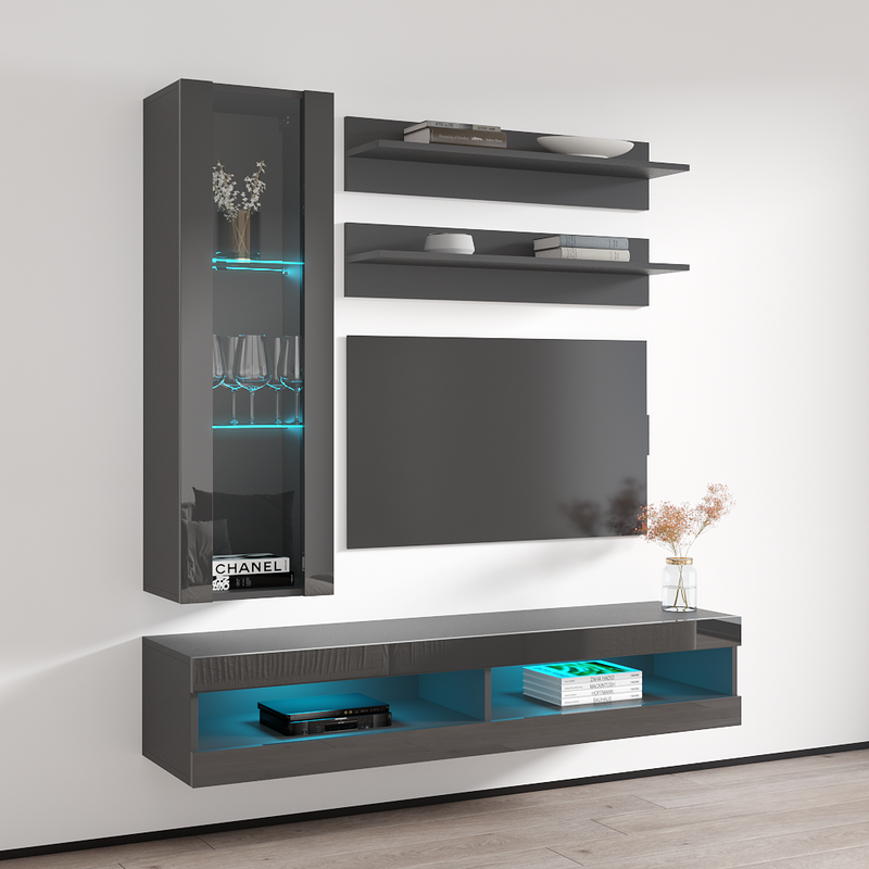 Fly H 34TV Floating Entertainment Center - Meble Furniture
