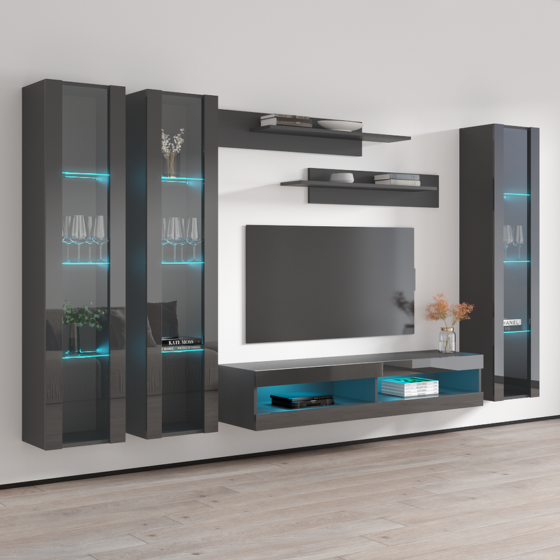 Fly C 34TV Floating Entertainment Center - Meble Furniture