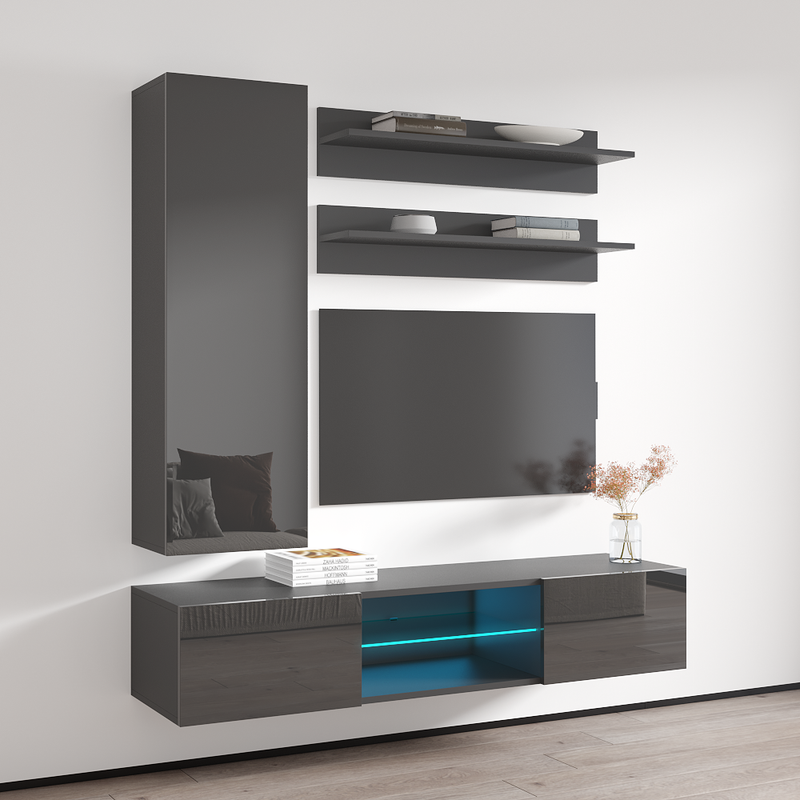 Fly H 33TV Floating Entertainment Center - Meble Furniture