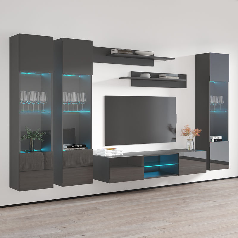 Fly C 33TV Floating Entertainment Center - Meble Furniture
