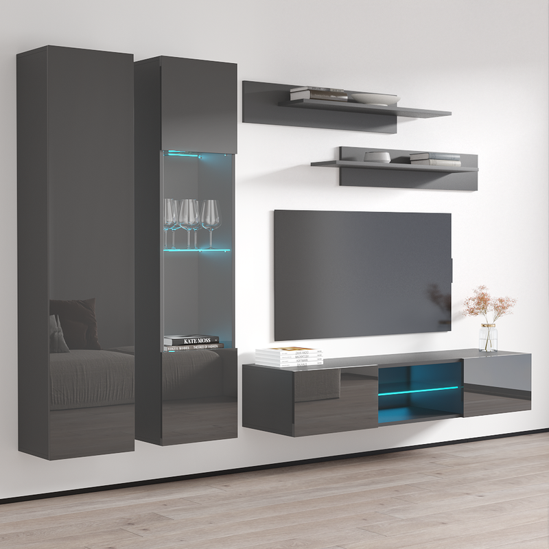 Fly A 33TV Floating Entertainment Center - Meble Furniture