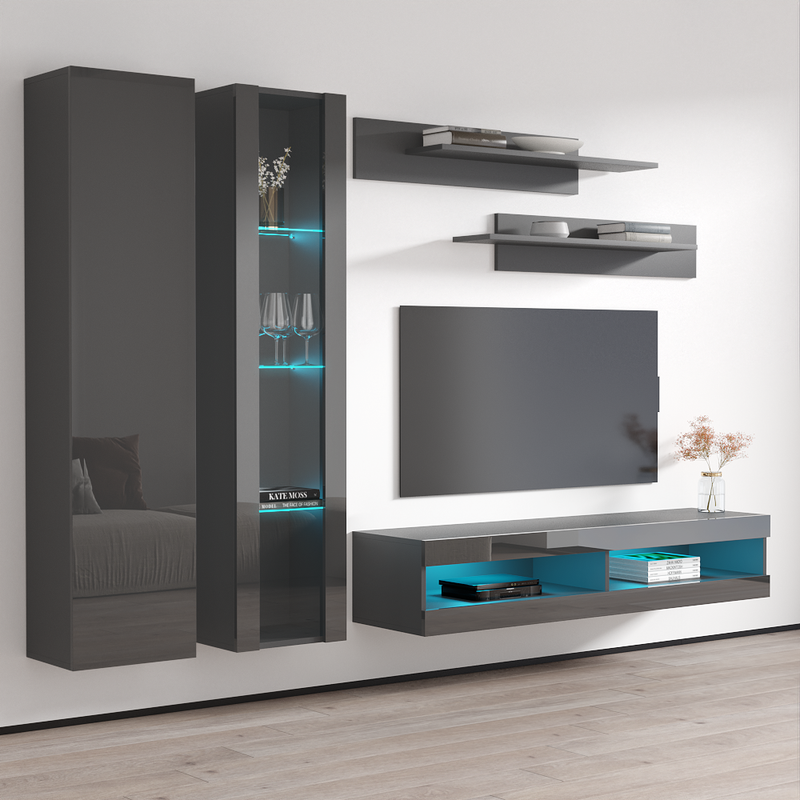 Fly A 34TV Floating Entertainment Center - Meble Furniture