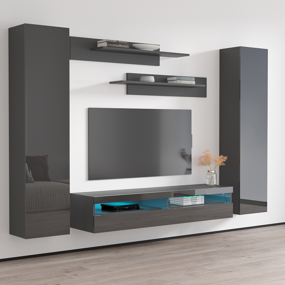 Fly A 35TV Floating Entertainment Center - Meble Furniture