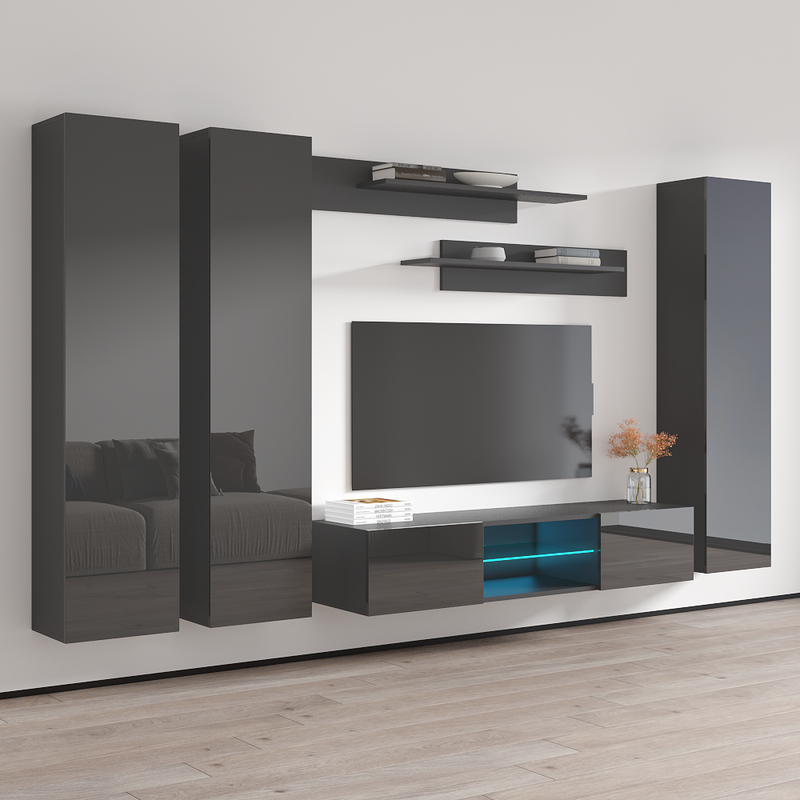 Fly C 33TV Floating Entertainment Center - Meble Furniture