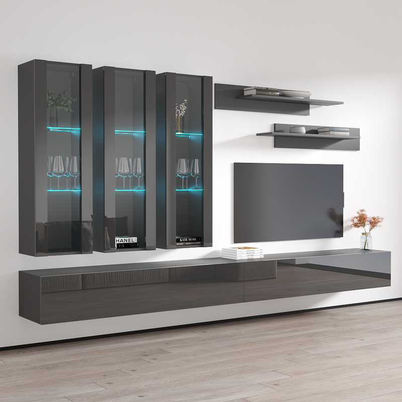 Fly E 30TV Floating Entertainment Center - Meble Furniture