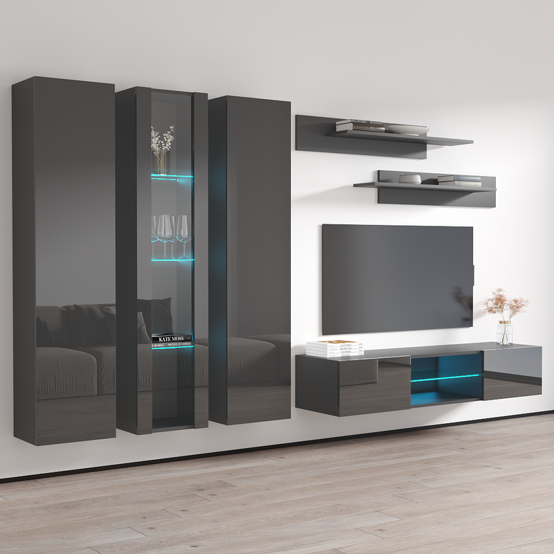 Fly C 33TV Floating Entertainment Center - Meble Furniture
