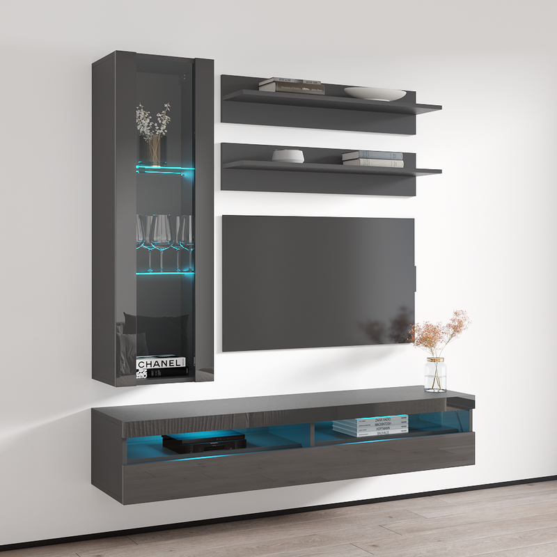 Fly H 35TV Floating Entertainment Center - Meble Furniture