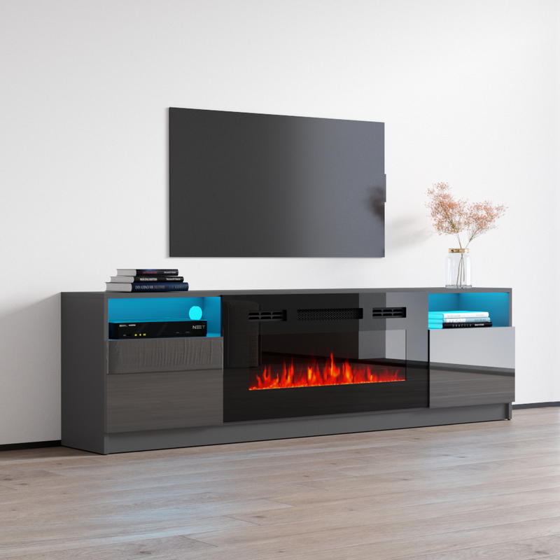 York 02 Fireplace TV Stand - Meble Furniture