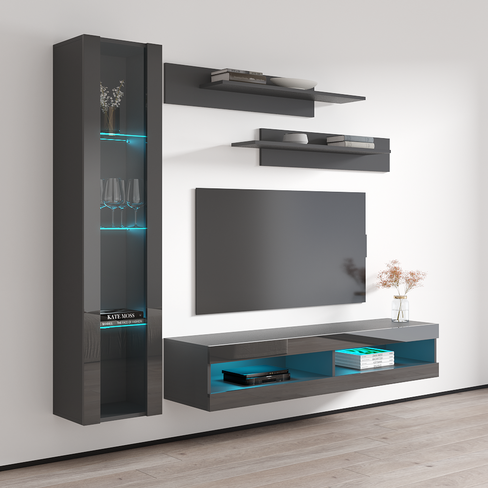Fly G 34TV Floating Entertainment Center - Meble Furniture