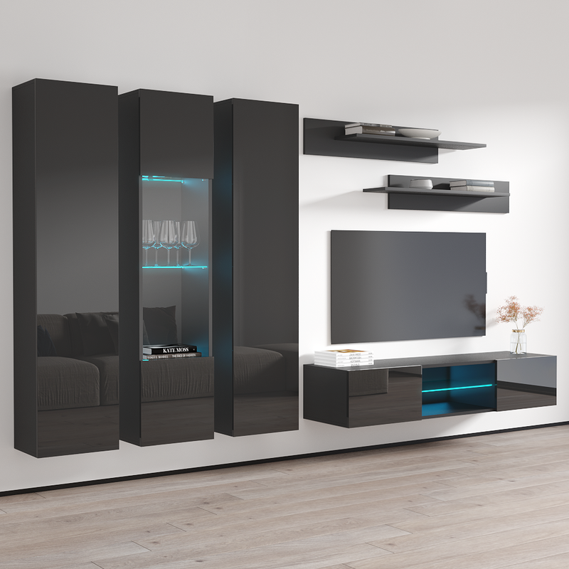 Fly C 33TV Floating Entertainment Center - Meble Furniture