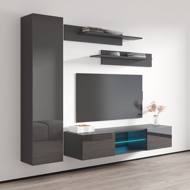 Fly G 33TV Floating Entertainment Center - Meble Furniture