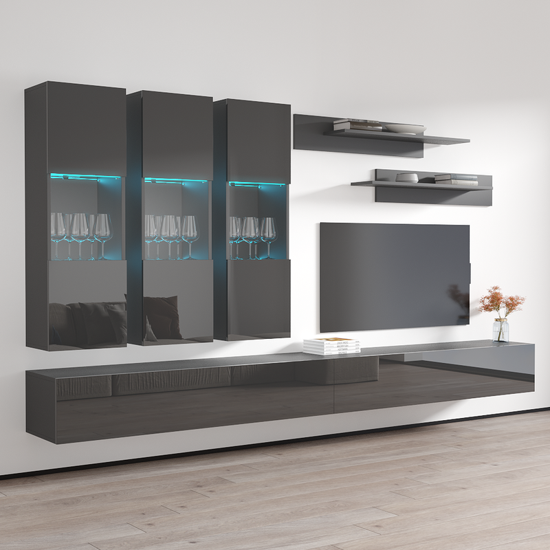 Fly E 30TV Floating Entertainment Center - Meble Furniture