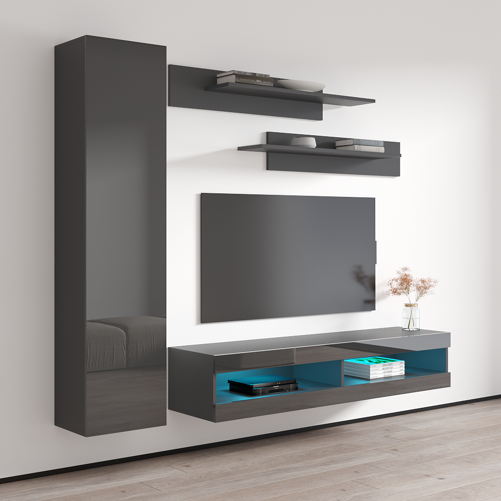 Fly G 34TV Floating Entertainment Center - Meble Furniture