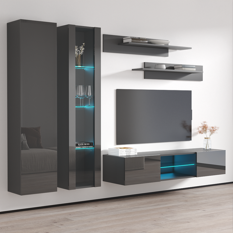 Fly A 33TV Floating Entertainment Center - Meble Furniture