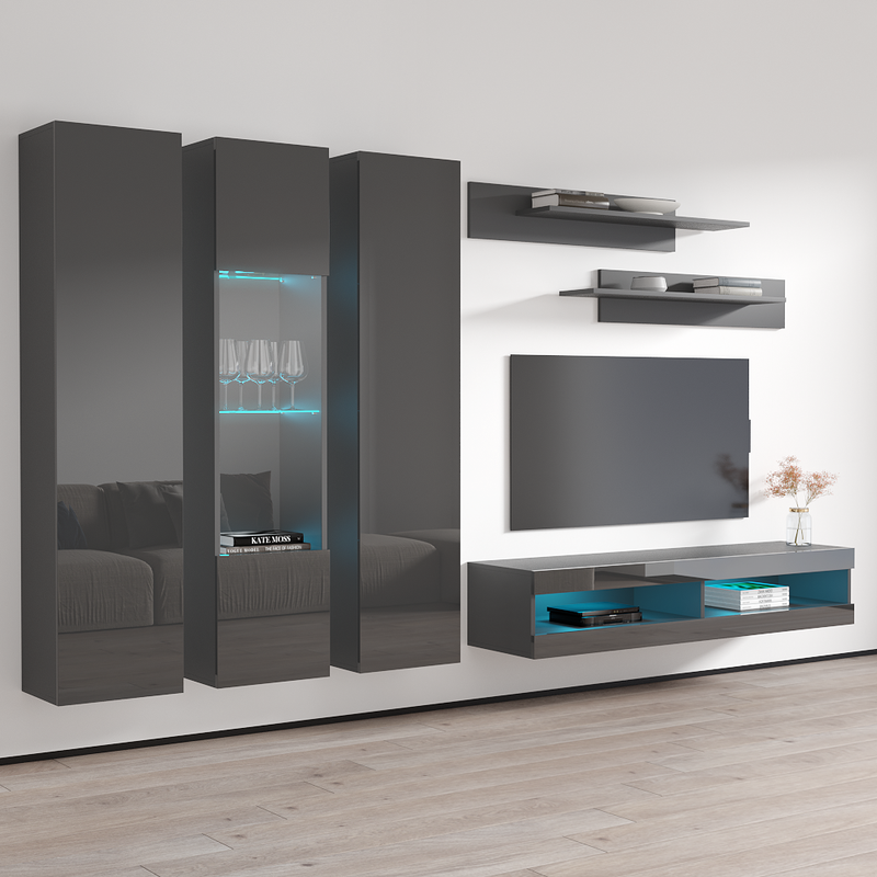 Fly C 34TV Floating Entertainment Center - Meble Furniture