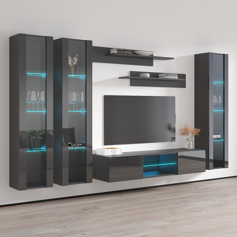 Fly C 33TV Floating Entertainment Center - Meble Furniture