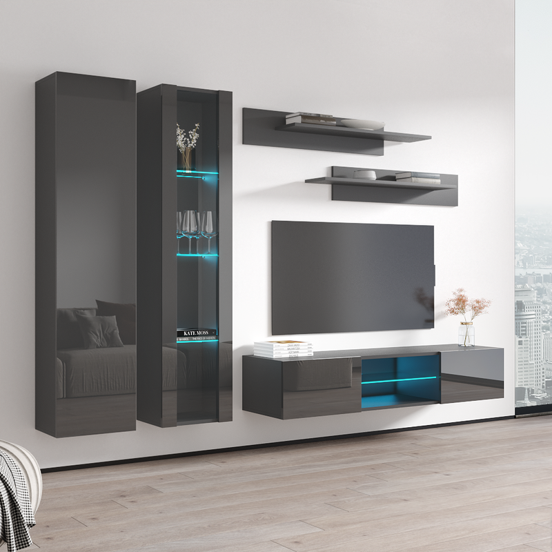 Fly A 33TV Floating Entertainment Center - Meble Furniture
