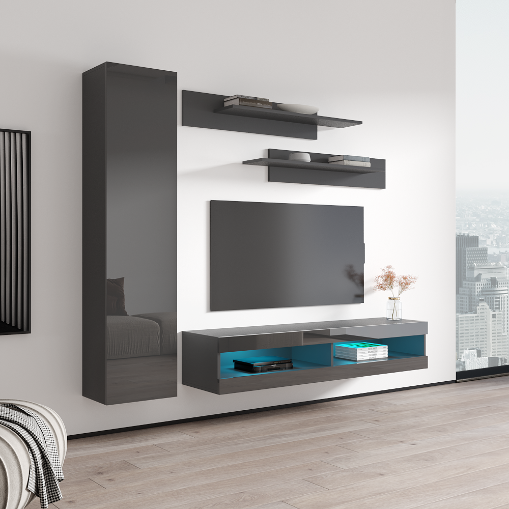 Fly G 34TV Floating Entertainment Center - Meble Furniture