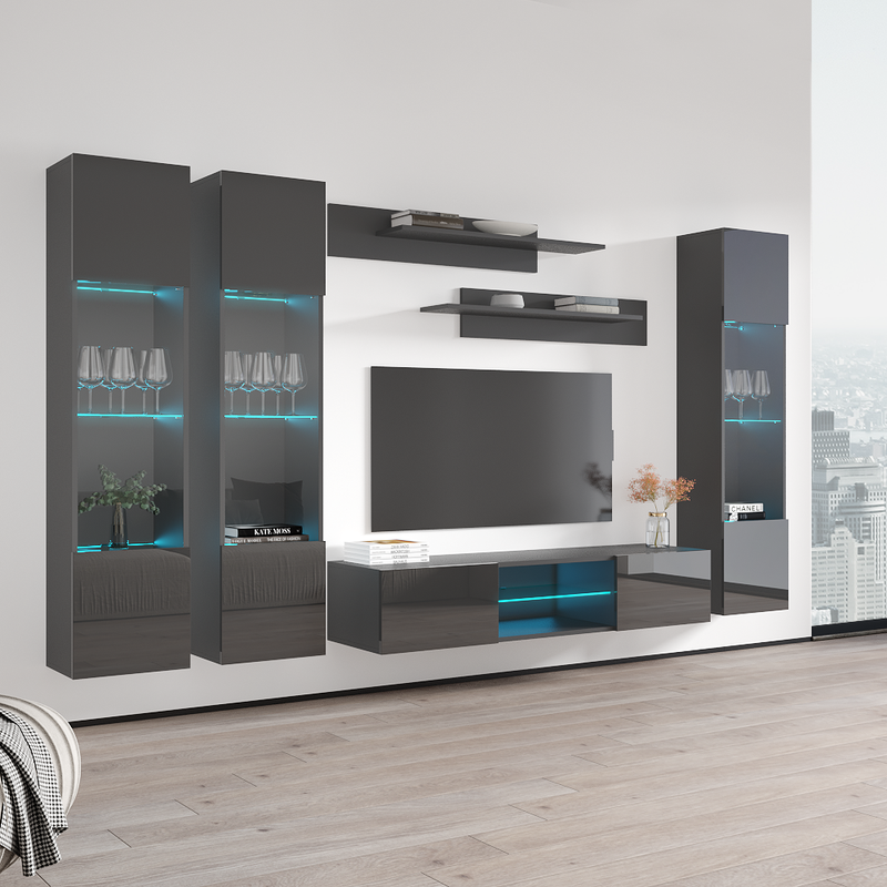 Fly C 33TV Floating Entertainment Center - Meble Furniture