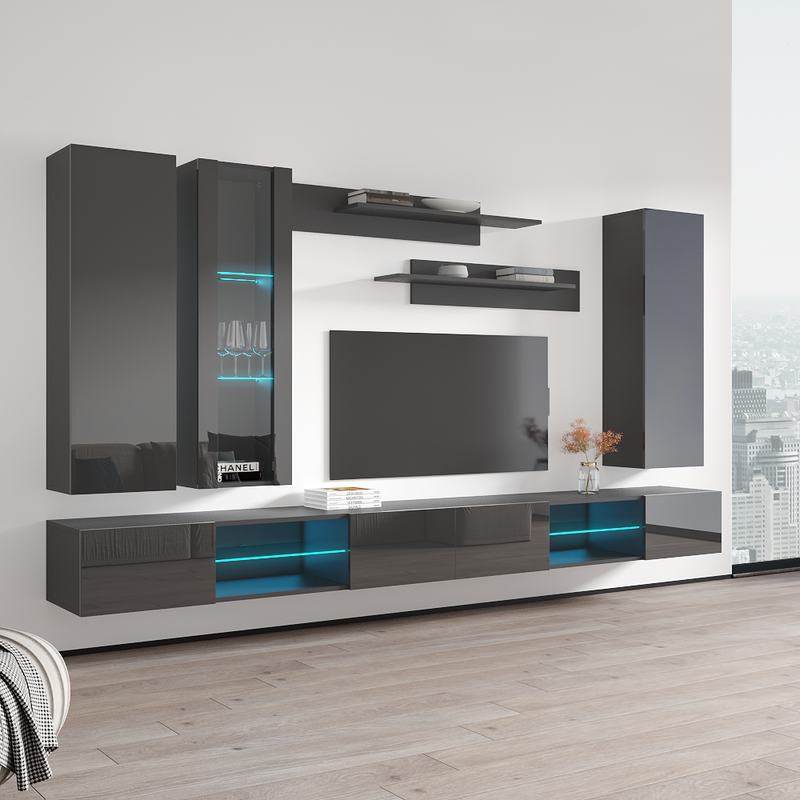 Fly E 33TV Floating Entertainment Center - Meble Furniture