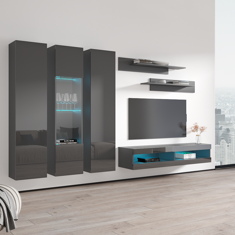 Fly C 34TV Floating Entertainment Center - Meble Furniture