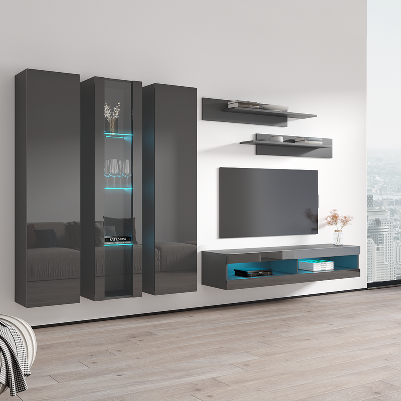 Fly C 34TV Floating Entertainment Center - Meble Furniture