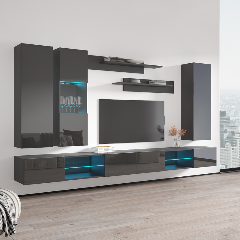 Fly E 33TV Floating Entertainment Center - Meble Furniture