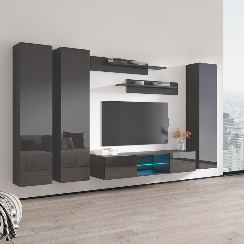 Fly C 33TV Floating Entertainment Center - Meble Furniture