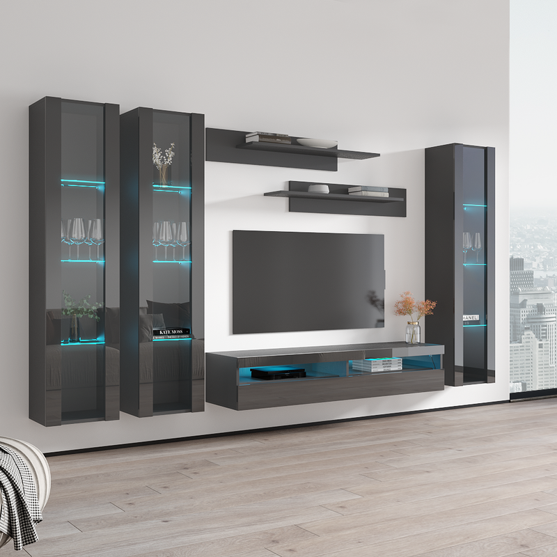 Fly C 35TV Floating Entertainment Center - Meble Furniture
