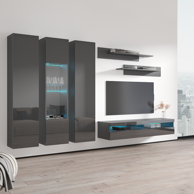 Fly C 35TV Floating Entertainment Center - Meble Furniture