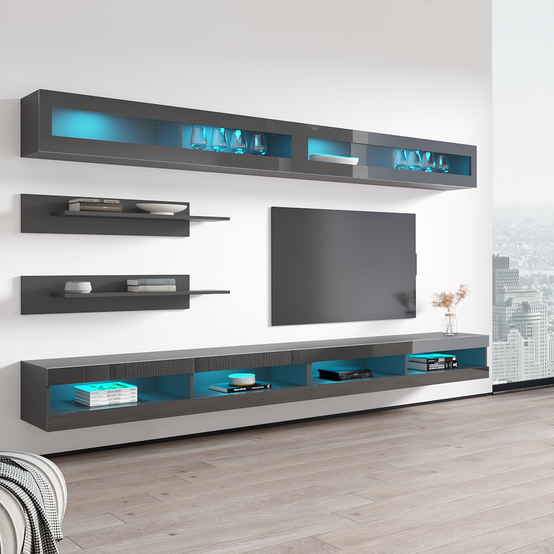 Fly I 34TV Floating Entertainment Center - Meble Furniture