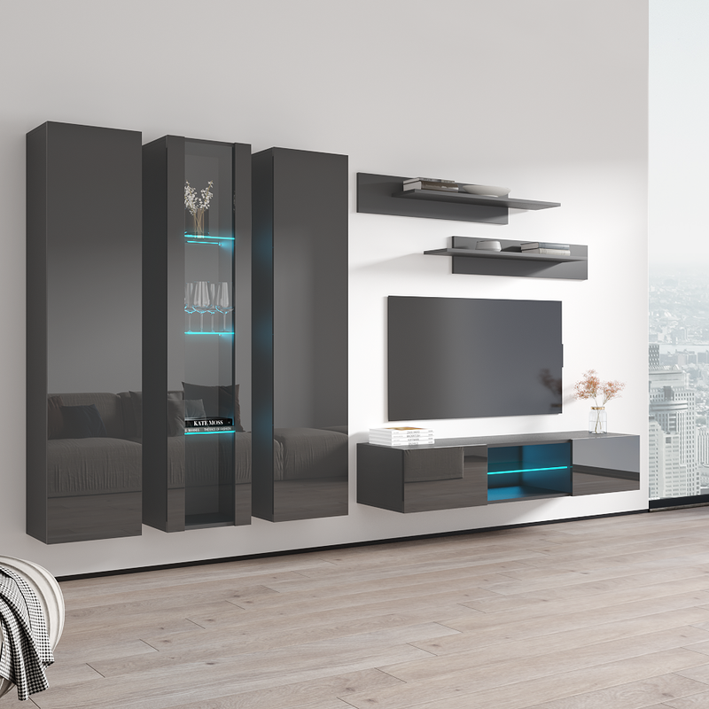 Fly C 33TV Floating Entertainment Center - Meble Furniture