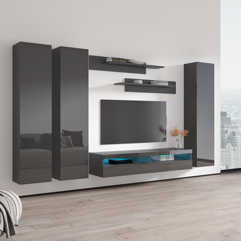 Fly C 35TV Floating Entertainment Center - Meble Furniture