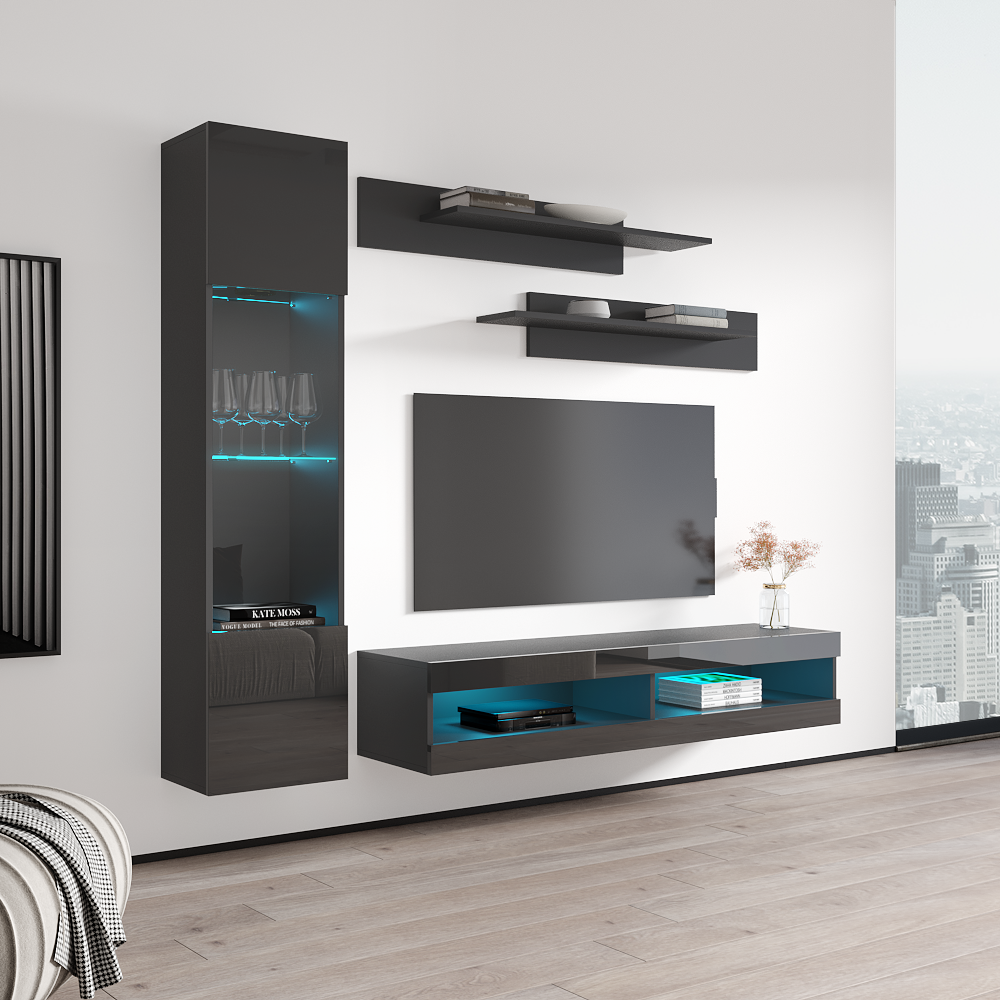 Fly G 34TV Floating Entertainment Center - Meble Furniture