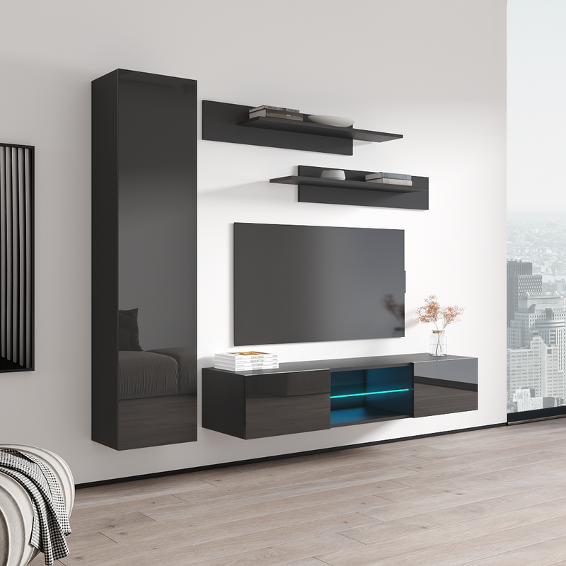 Fly G 33TV Floating Entertainment Center - Meble Furniture