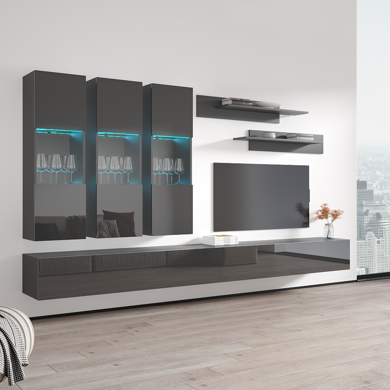 Fly E 30TV Floating Entertainment Center - Meble Furniture